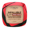 L'Oreal, Infallible 24H Fresh Wear, Foundation In A Powder, 130 True Beige, 0.31 oz (9 g)