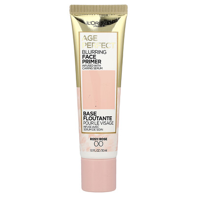 L'Oréal, Age Perfect, Blurring Face Primer, 00 Rosy/Rose, 1 fl oz (30 ml)