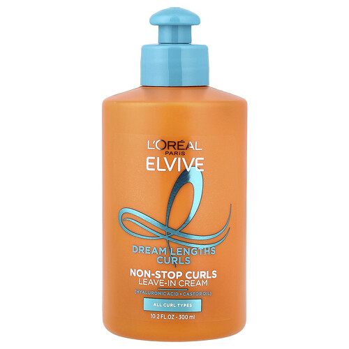 L'oréal Elvive, Dream Lengths Curls, Leave-In Cream, 10.2 fl oz (300 ml)