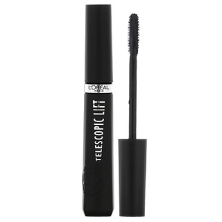 L'Oréal, Telescopische Lift Mascara, 990 Zwartste Zwarte, 0.33 fl oz (10 ml)