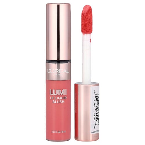 L'oréal Lumi, Le Liquid Blush, 605 Dewy Bright Pink, 0.33 fl oz (10 ml)