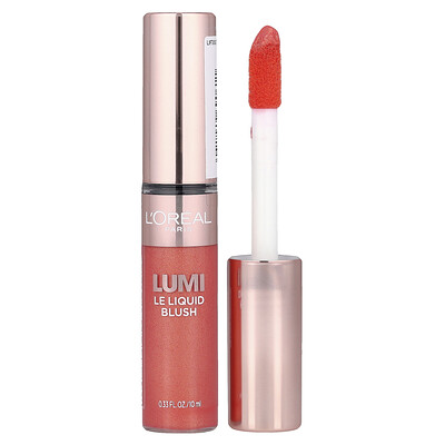 Photos - Face Powder / Blush LOreal L'Oréal L'Oréal, Lumi, Le Liquid Blush, 625 Glowy Gold Pink, 0.33 fl oz LOE-69061 (10 ml)