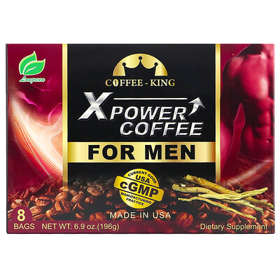 

Longreen Кофе Xpower для мужчин, 8 пакетиков, 196 г (6,9 унции)