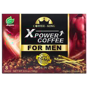 Отзывы о Лонгрин корпоратион, Xpower Coffee for Men, 8 Bags, 6.9 oz (196 g)