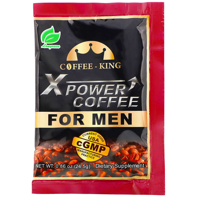 Longreen, Xpower Coffee for Men, 8 Bags, 6.9 oz (196 g) iHerb