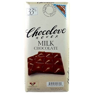Chocolove, Молочный шоколад, 3.2 унций (90 г) инструкция, применение, состав, противопоказания