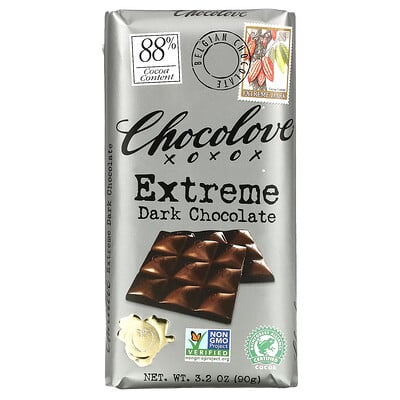 Chocolove горький шоколад, 88% какао, 90 г (3,2 унции)