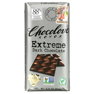 Chocolove, شيكولاتة داكنة للغاية، محتوى الكاكاو 88%، 3.2 أونصة (90 جم)