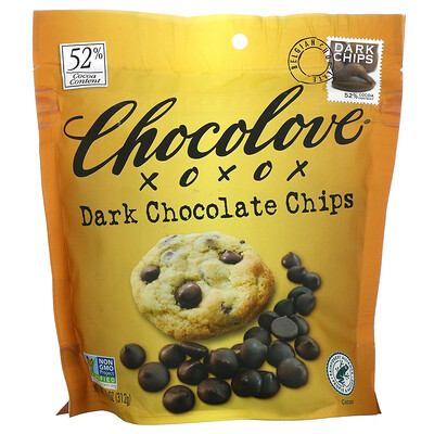Chocolove Крошка из темного шоколада, 52% какао, 312 г (11 унций)