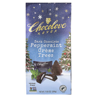 Chocolove, Trees, Chocolate negro y menta, 55 % cacao, 200 g (7,05 oz)