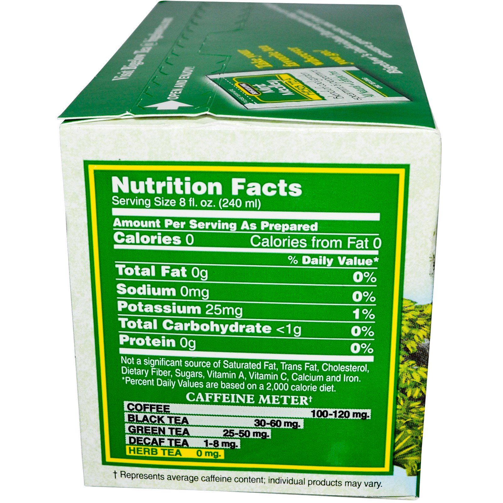 Bigelow, Herb Tea, Mint Medley, Caffeine Free, 20 Tea Bags, 1.30 oz (36