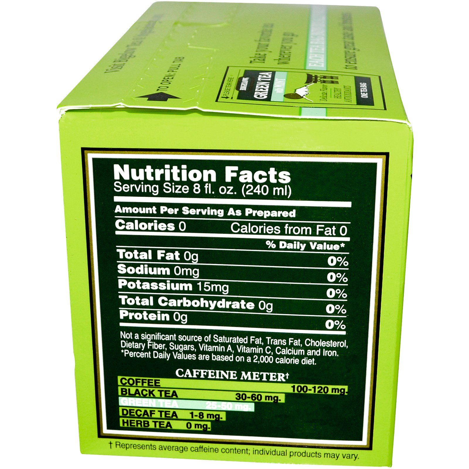 Bigelow Green Tea With Mint 20 Tea Bags 0 91 Oz 25 G IHerb