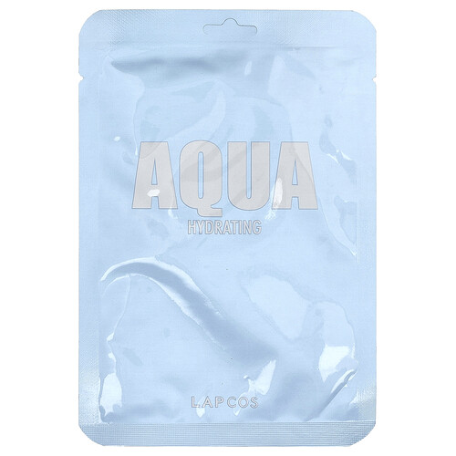 Lapcos, Aqua Daily Skin Beauty Mask, feuchtigkeitsspendende Hautmaske, 1 Tuchmaske, 30 ml (1,01 fl. oz.)