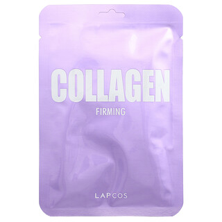 Lapcos, 膠原蛋白緊雅美容面膜，1 片，0.84 液量盎司（25 毫升）