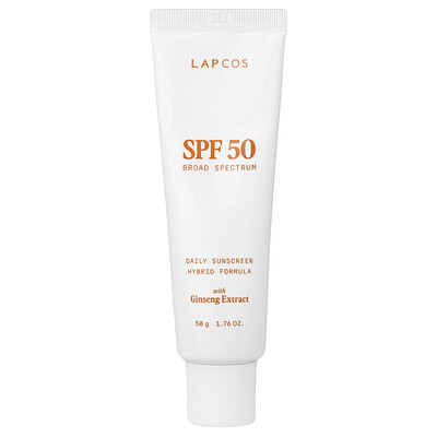 Product Image for Lapcos, Daily Sunscreen Hybrid Formula, SPF 50, 1.76 oz (50 g)