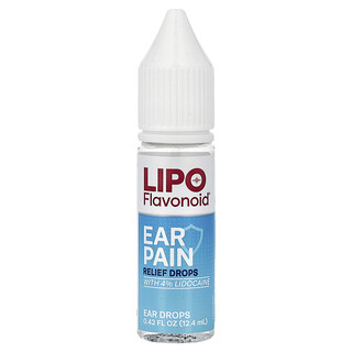 Lipo-Flavonoid, Gotas para aliviar el dolor de oído, 12,4 ml (0,42 oz. líq.)