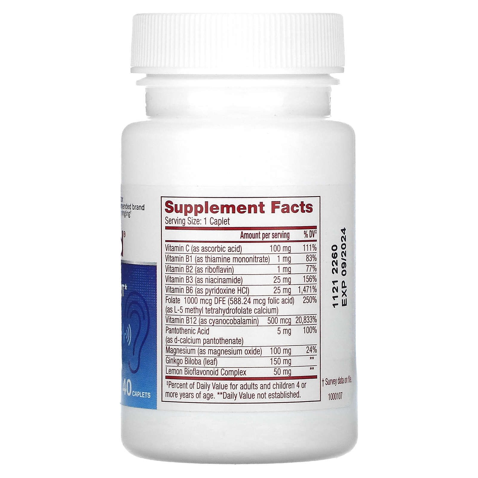 LipoFlavonoid, Advanced Hearing Support, 40 Caplets