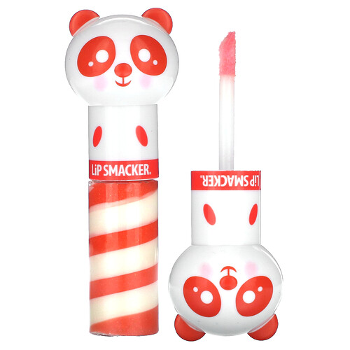 Lip Smacker, Lippy Pals Gloss, Panda, Paws-itively Peach-y, Lippy Pals Gloss, Panda, Paws-itively Peach-y, 8,4 ml (0,28 fl. oz.)