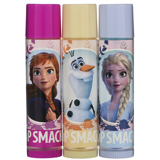 Lip Smacker, Frozen II, бальзам для губ, трио в упаковке, 3 шт., 12,0 г (0,42 унции)