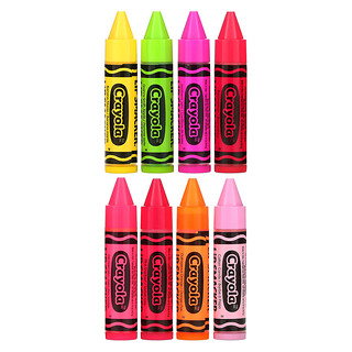 Lip Smacker‏, Crayola، مرطب شفاه، مجموعة الحفلات، 8 قطع، 0.14 أونصة (4.0 جم) لكل قطعة