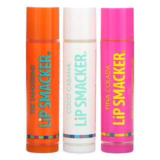 Lip Smacker, Balm Labial, Tropical, 3 Unidades, 4 g (0,14 oz) Cada