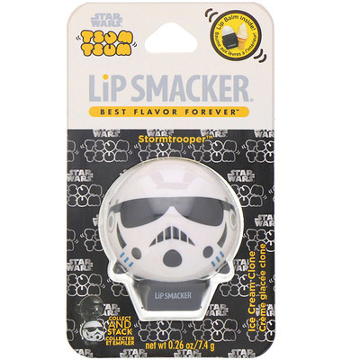 Lip Smacker Star Wars Tsum Tsum Lip Balm, Stormtrooper, Ice Cream Clone, 0.26 oz (7.4 g)