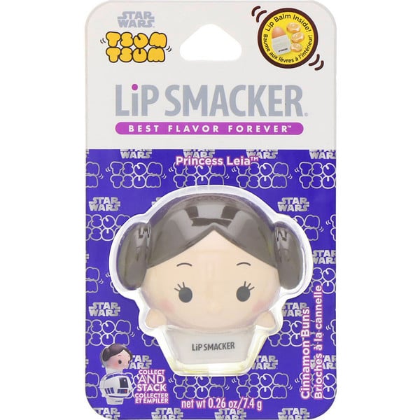 Lip Smacker Star Wars Tsum Tsum Lip Balm Princess Leia Cinnamon Buns 