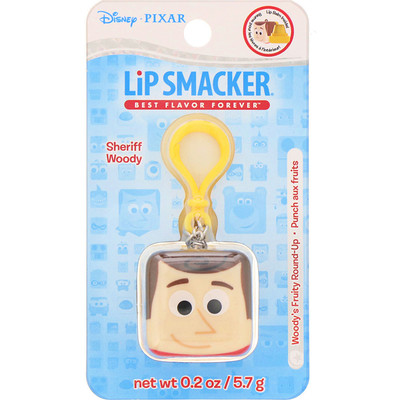 Lip Smacker Бальзам для губ в кубике Pixar, Sheriff Woody, фруктовый, 5,7 г