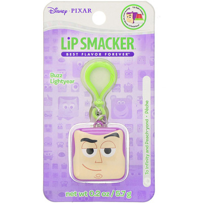 Lip Smacker Бальзам для губ в кубике Pixar, Buzz Lightyear, персиковый, 5,7 г