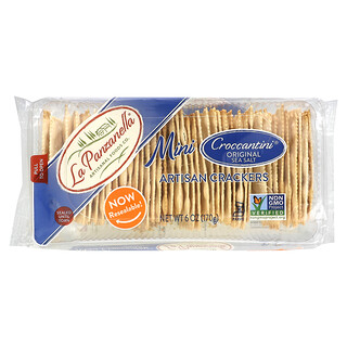 La Panzanella, Mini Croccantini Artisan Crackers, Original Sea Salt, 6 oz (170 g)