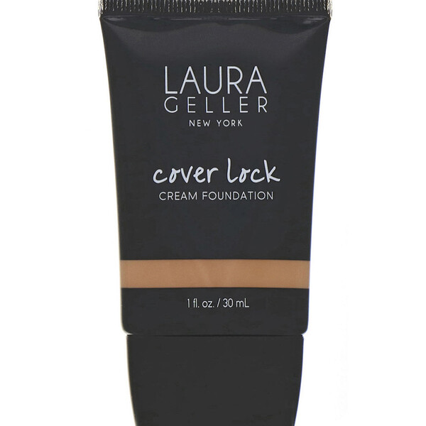 Laura Geller, Cover Lock, Cream Foundation, Medium, 1 fl oz (30 ml)