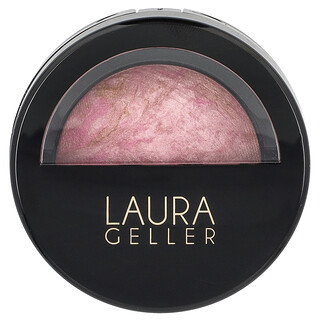Laura Geller, Baked Blush-N-Brighten, marmorerat rouge, rosa smörkräm, 4,5 g