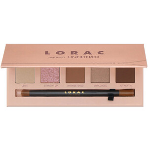 Отзывы о Lorac, Unzipped Unfiltered Eye Shadow Palette with Dual-Ended Brush,  0.37 oz (10.5 g)