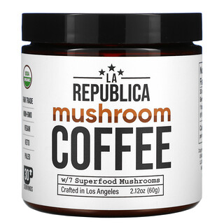 LA Republica, Mushroom Coffee, 2.12 oz (60 g)
