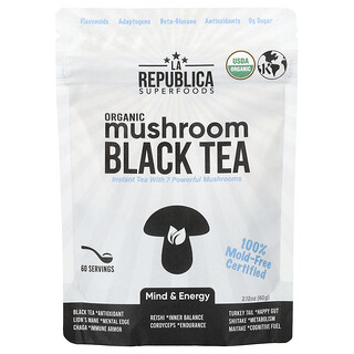 La Republica, Thé noir de champignon biologique, 60 g