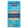 Lundberg‏, Thin Stackers, Brown Rice, Lightly Salted,  24 Rice Cakes