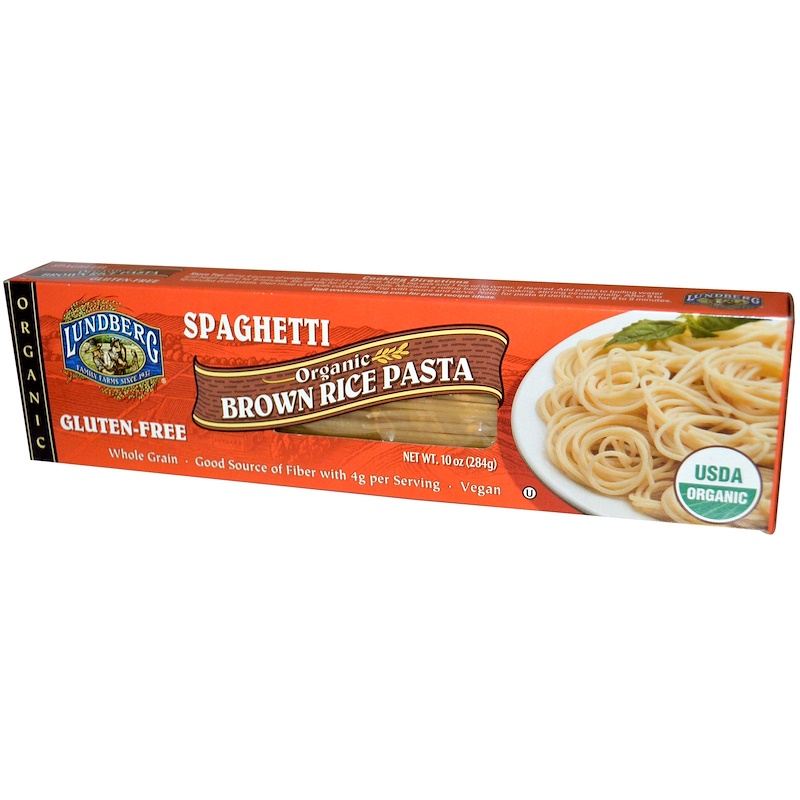 Lundberg, Organic, Brown Rice Pasta, Spaghetti, 10 oz (284 g) iHerb