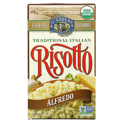 Купить Lundberg Traditional Italian Risotto, Alfredo, 5.5 oz (156 g)