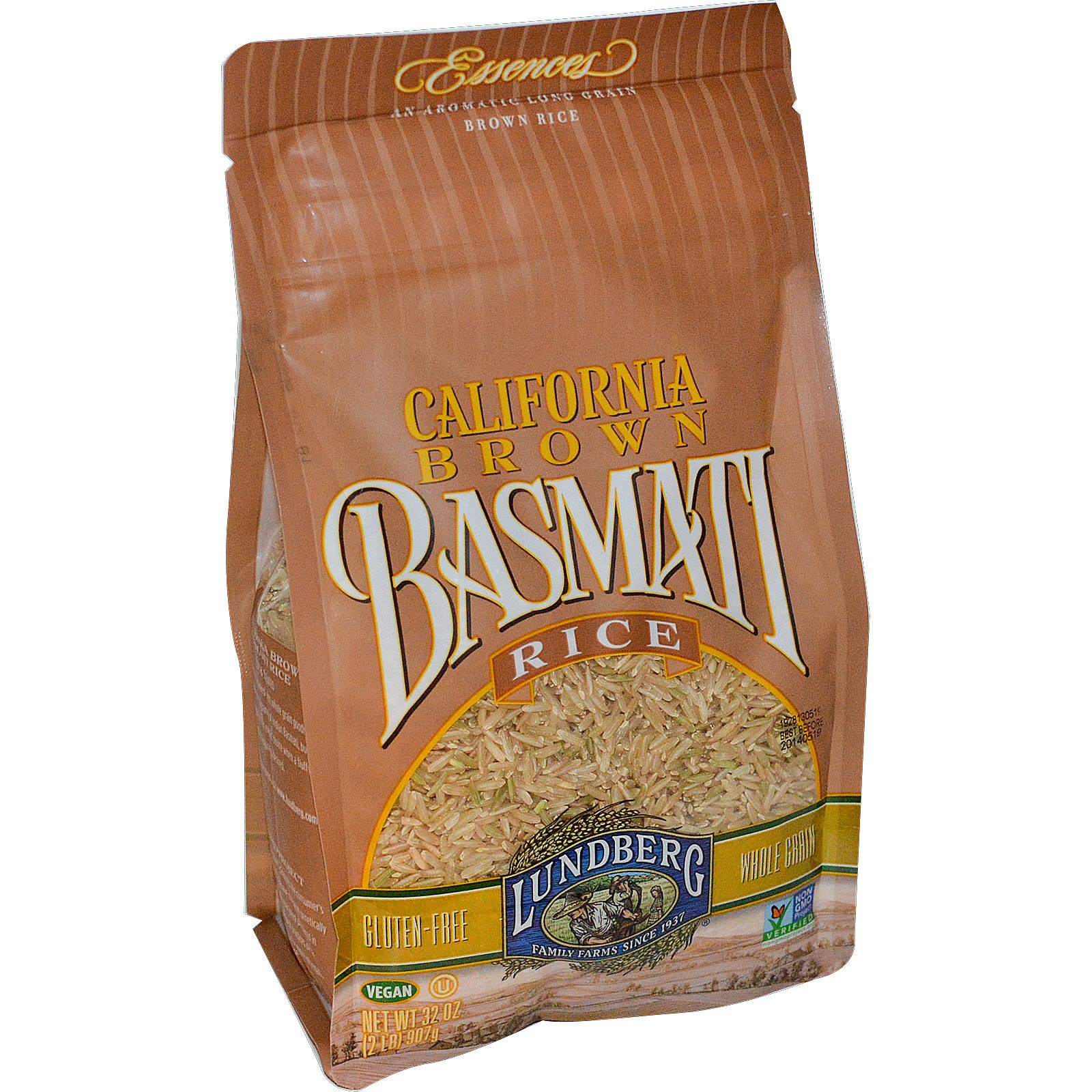 Lundberg, California Brown Basmati Rice, 2 lbs (907 g) - iHerb