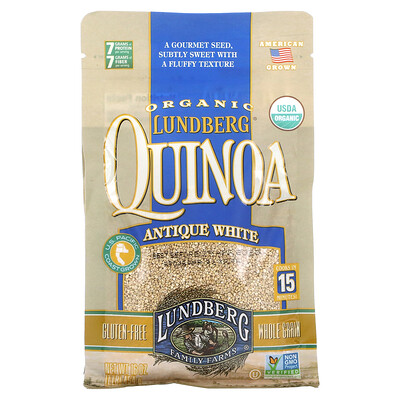 

Lundberg Organic Quinoa Antique White 1 lb (454 g)