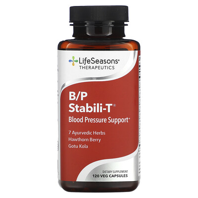 

LifeSeasons B/P Stabili-T Blood Pressure Support 120 Veg Capsules