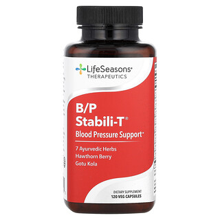 LifeSeasons, B/P Stabili-T®，血压支持，120 粒素食胶囊