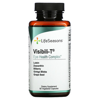 LifeSeasons, Visibili-T，眼睛健康复合物，60 粒素食胶囊