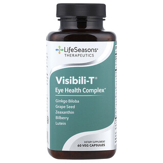 LifeSeasons, Visibili-T, Complex pentru sănătatea ochilor, 60 capsule vegetale