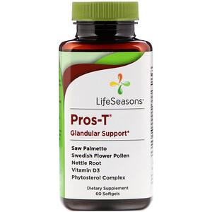 LifeSeasons, Pros-T Glandular Support, 60 Softgels отзывы