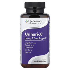 Urinari-X®, засіб для підтримки сечовипускання та дріжджів, 90 вегетаріанських капсул