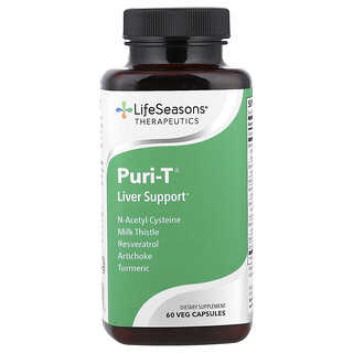 لايف سيزونز‏, Puri-T® ، دعم الكبد ، 60 كبسولة نباتية