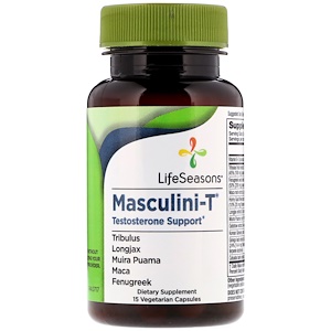 Отзывы о LifeSeasons, Masculini-T, Testosterone Support, 15 Vegetarian Capsules