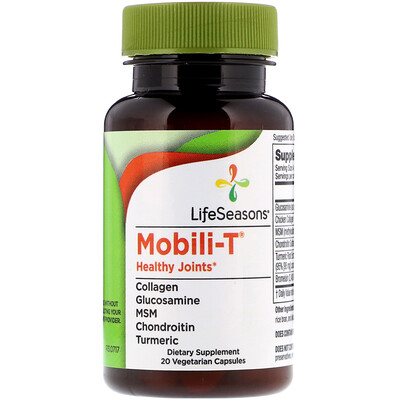 LifeSeasons Здоровые суставы Mobili-T, 20 вегетарианских капсул