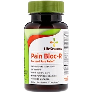 LifeSeasons, Pain Bloc-R, Focused Pain Relief, 10 Vegetarian Capsules отзывы